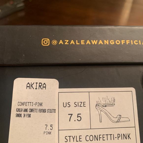 Azalea Wang Pink 7.5 heels - Picture 6 of 6